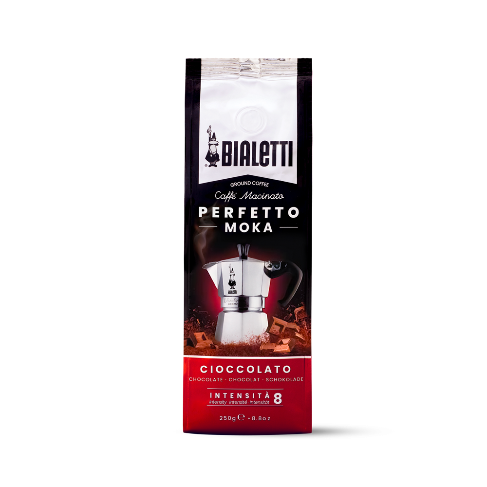 Bialetti Perfetto Moka Chocolate Ground Coffee – 250 g