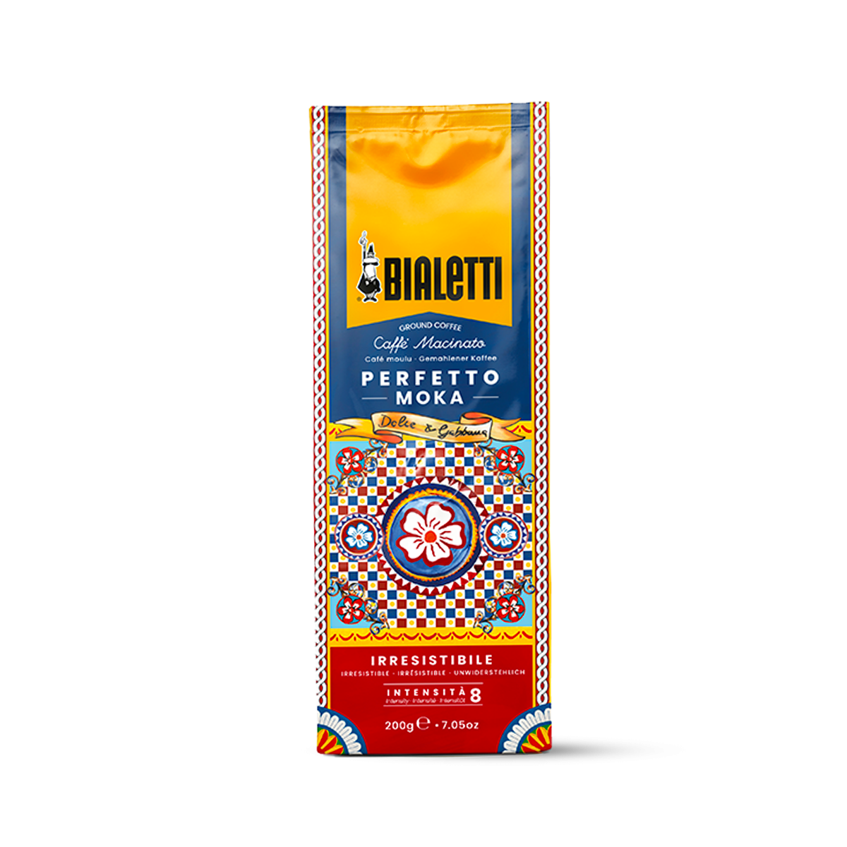 Bialetti Dolce & Gabbana Red Gift Tin – Perfetto Moka Irresistibile Ground Coffee 200 g