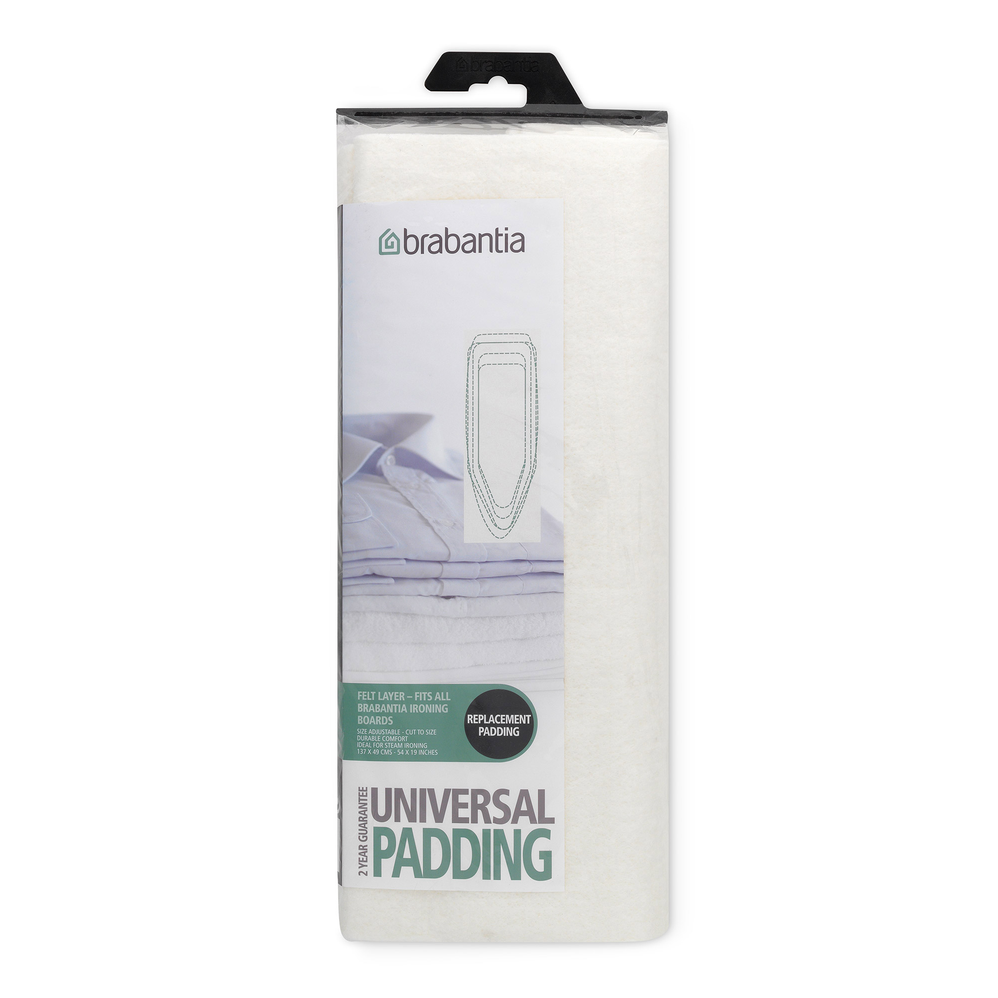 Brabantia Ironing Table Replacement Felt Underlay 135 x 49cm - White