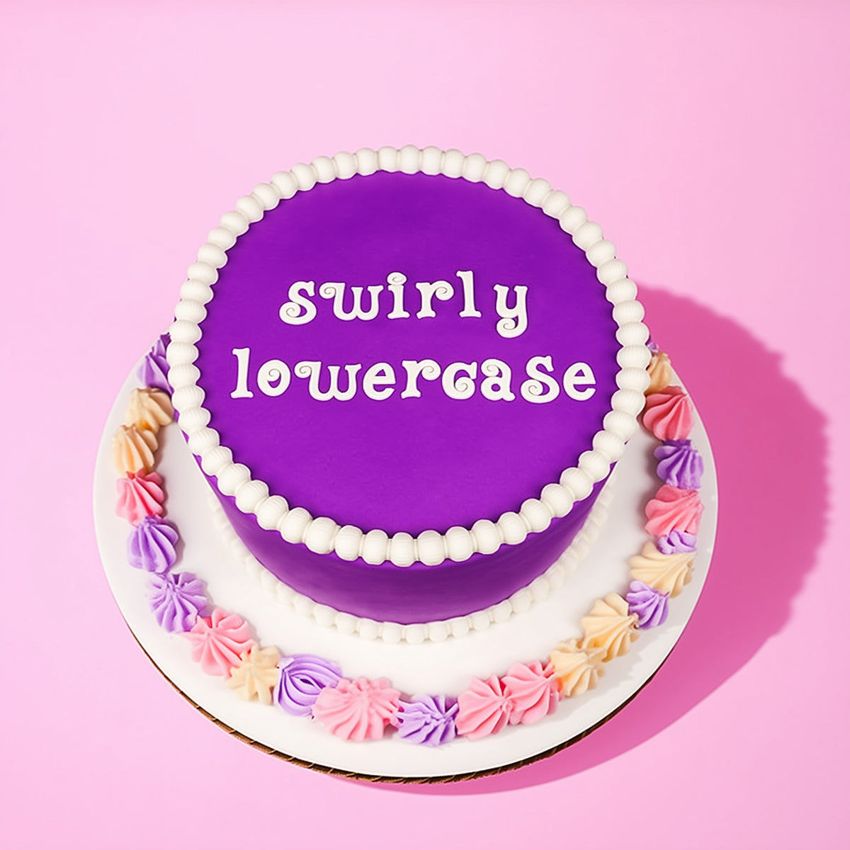 Marvelous Molds Lowercase Swirly Flexabet Onlay