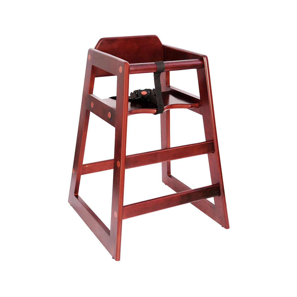 Chef Inox Childrens High Chair Mahogany 513x502x733mm
