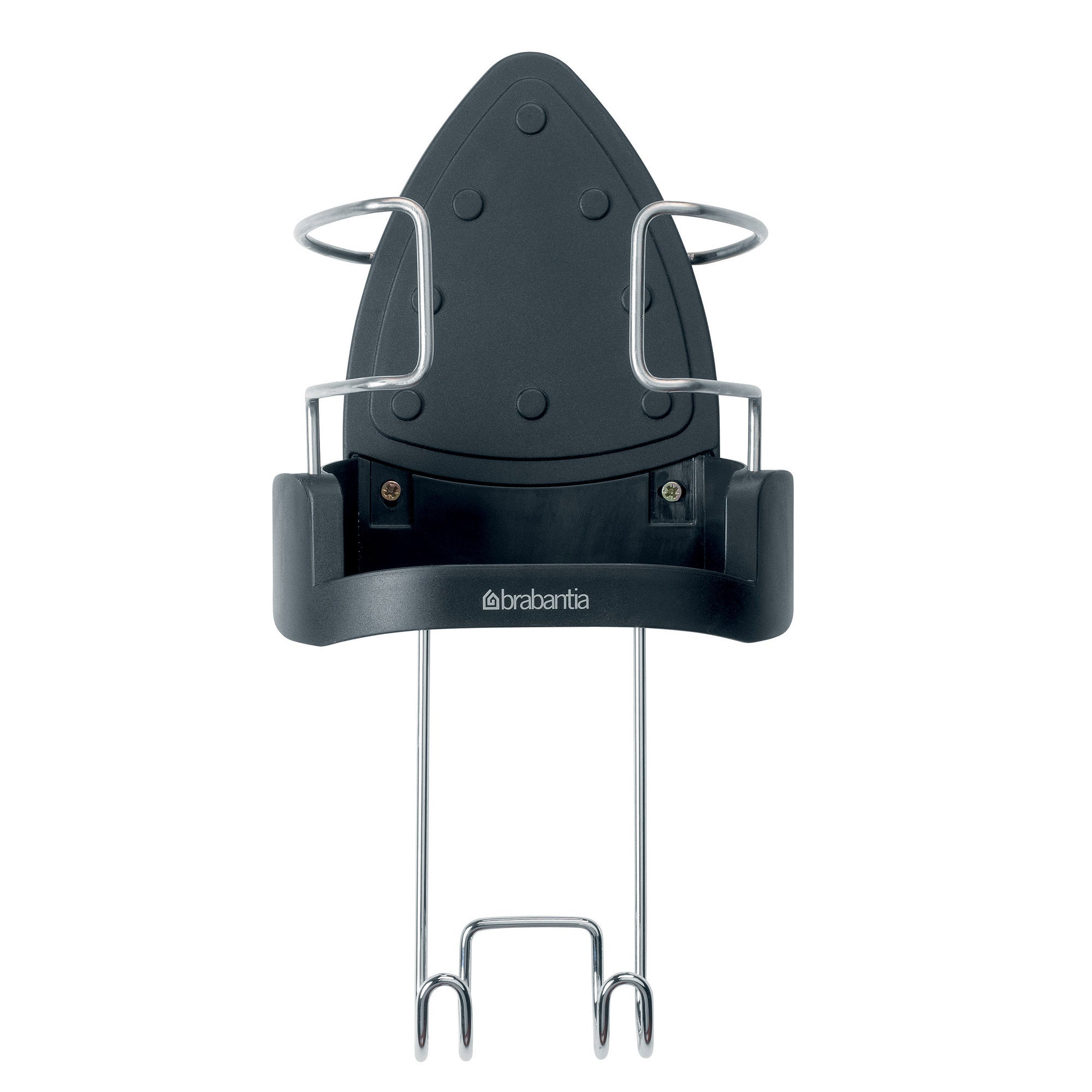 Brabantia Steam Iron Store - Black and Chrome