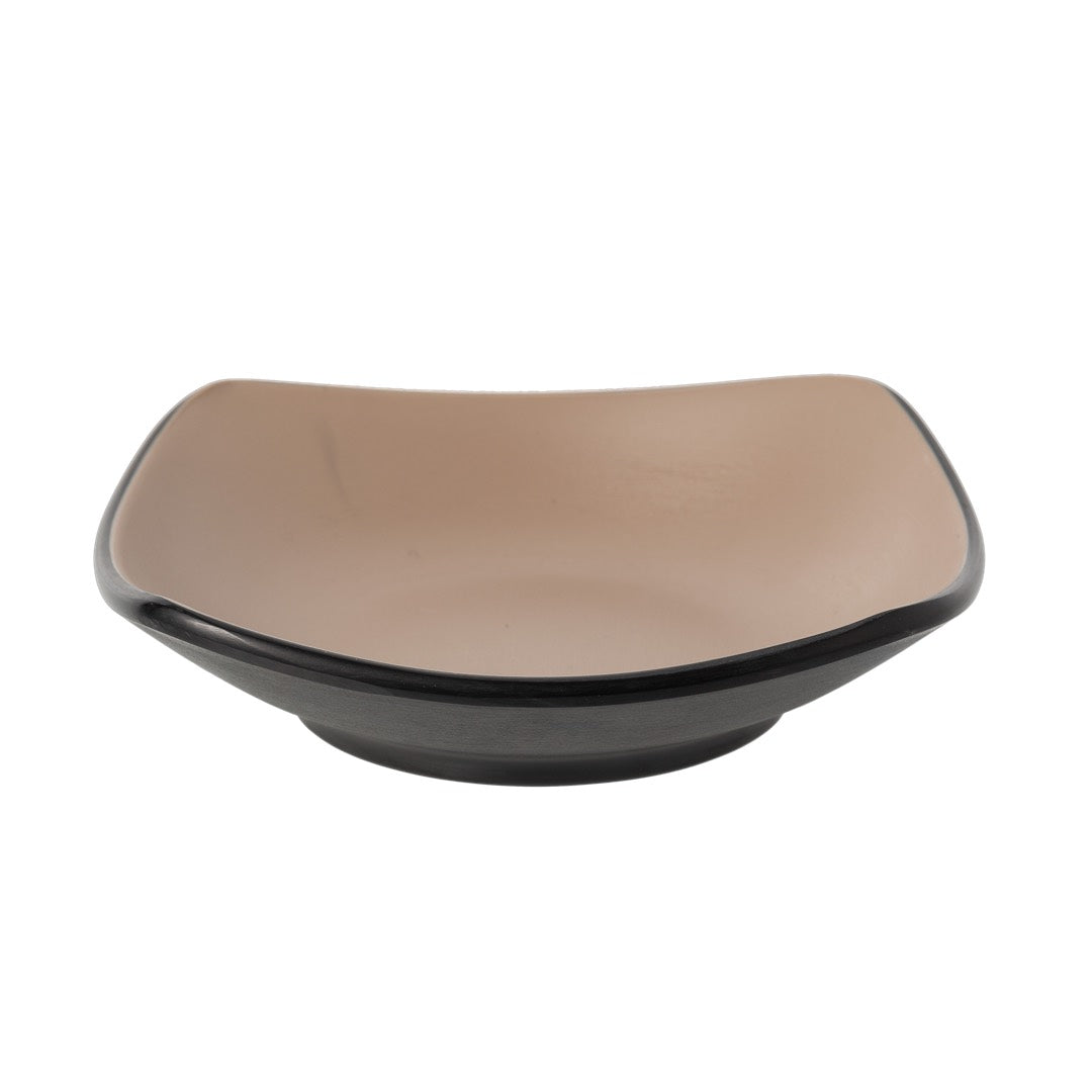 COUCOU Square Bowl 150x150mm - Beige & Black