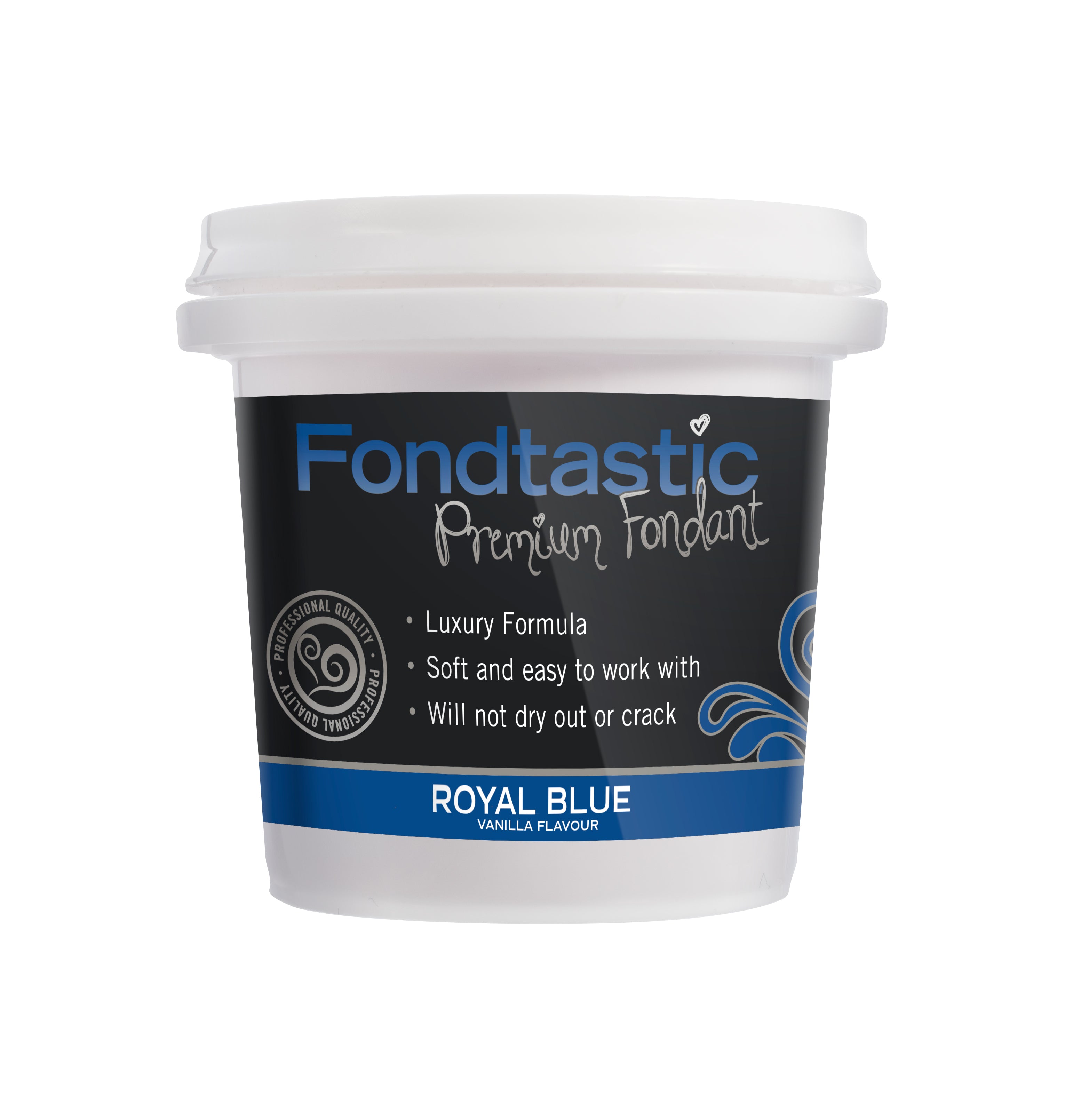 Fondtastic Vanilla Fondant R/Blue 8oz