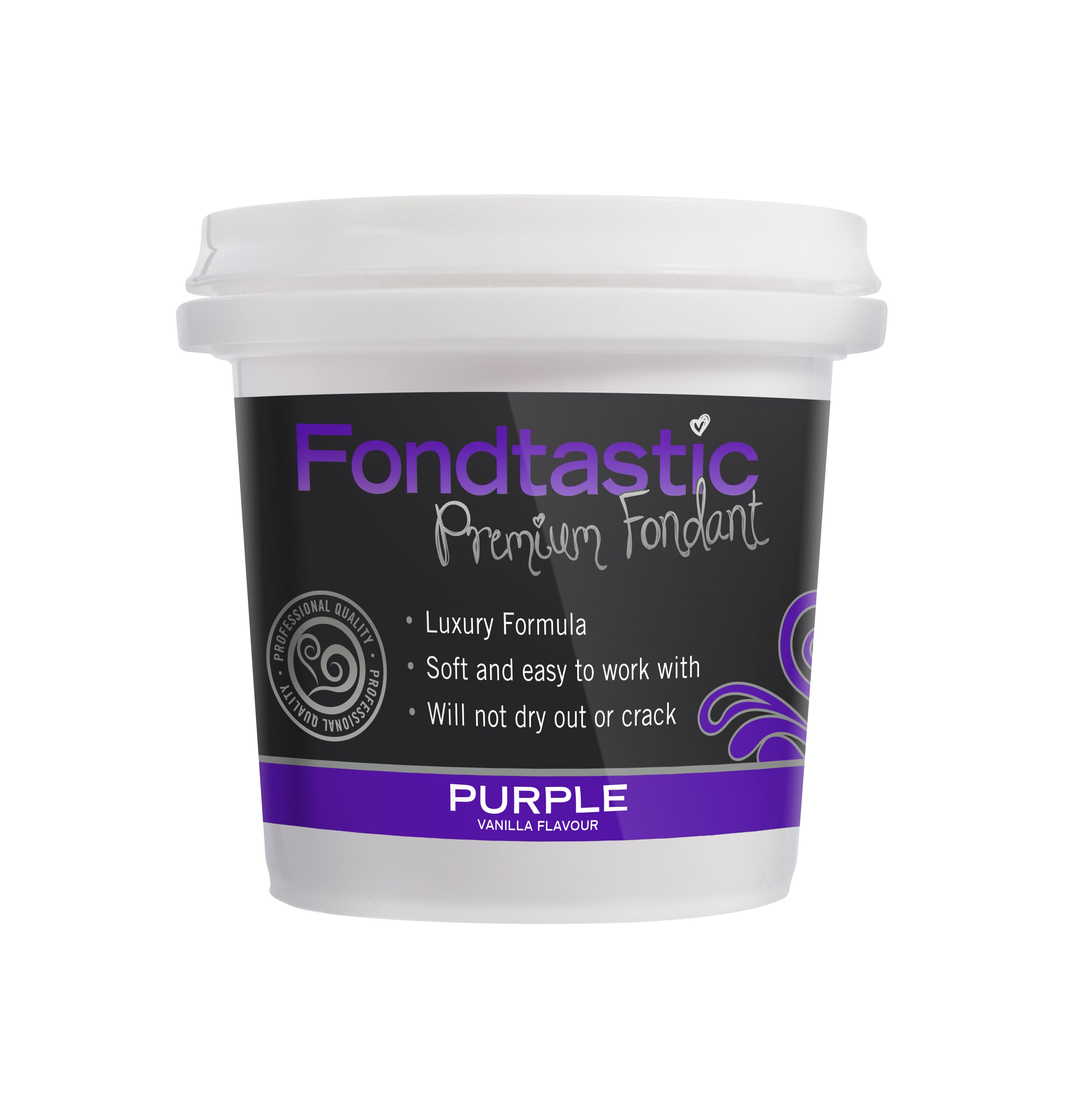 Fondtastic Vanilla Fondant Purple 8oz