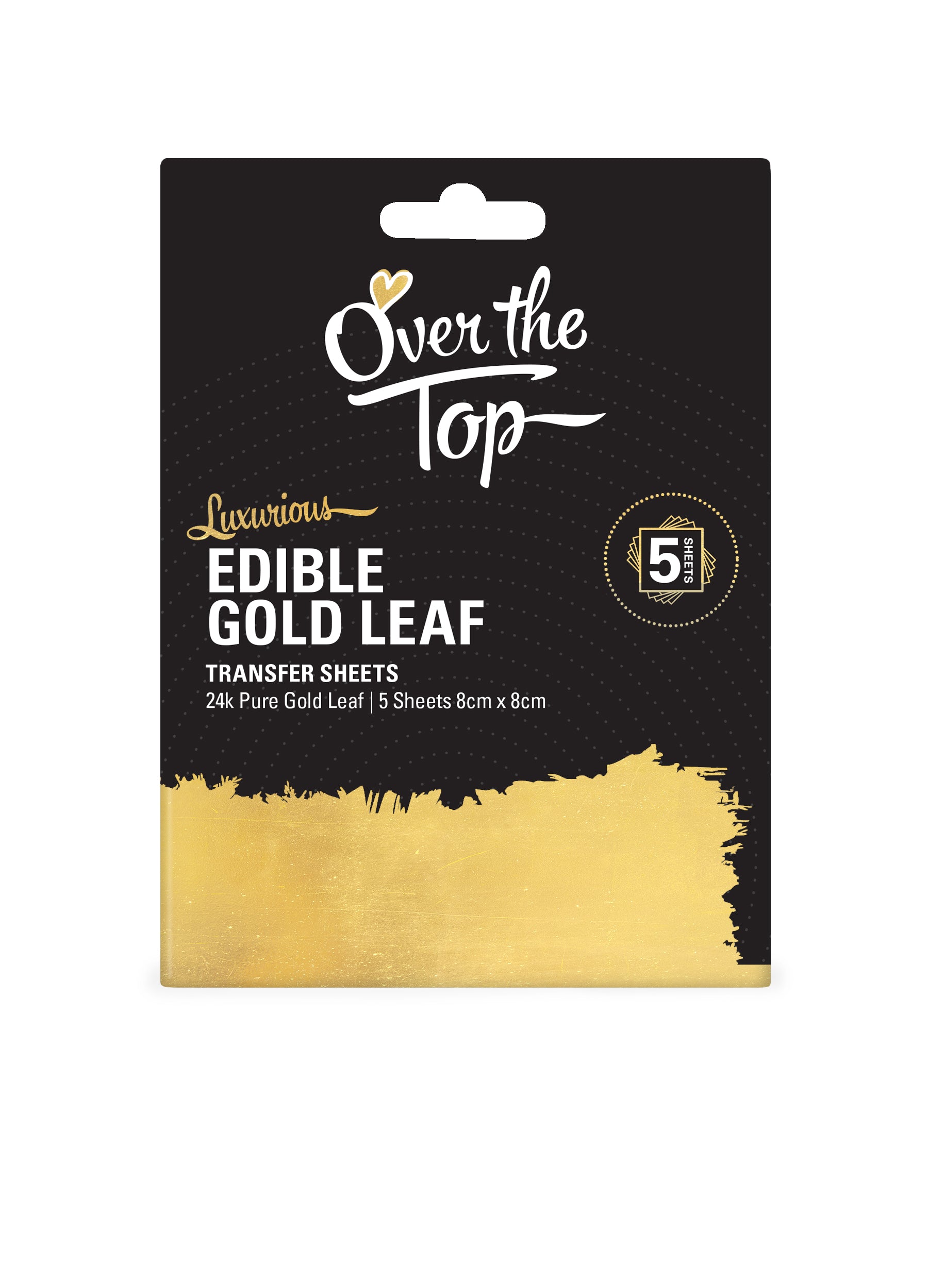 Champagne Gold Leaf Transfer Sheet