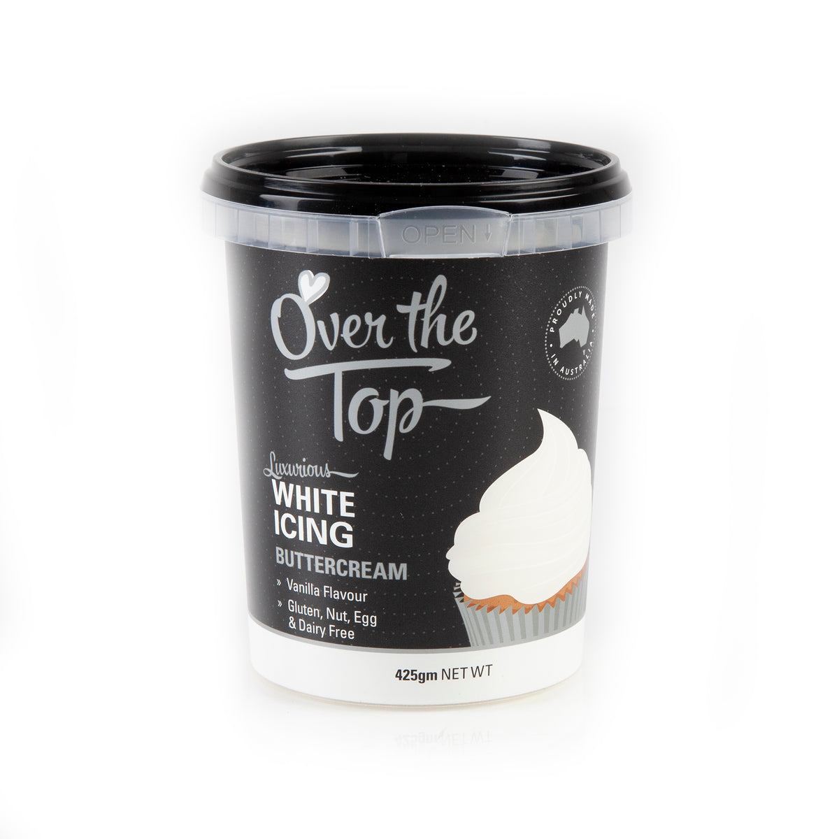 Over The Top Buttercream White 425g