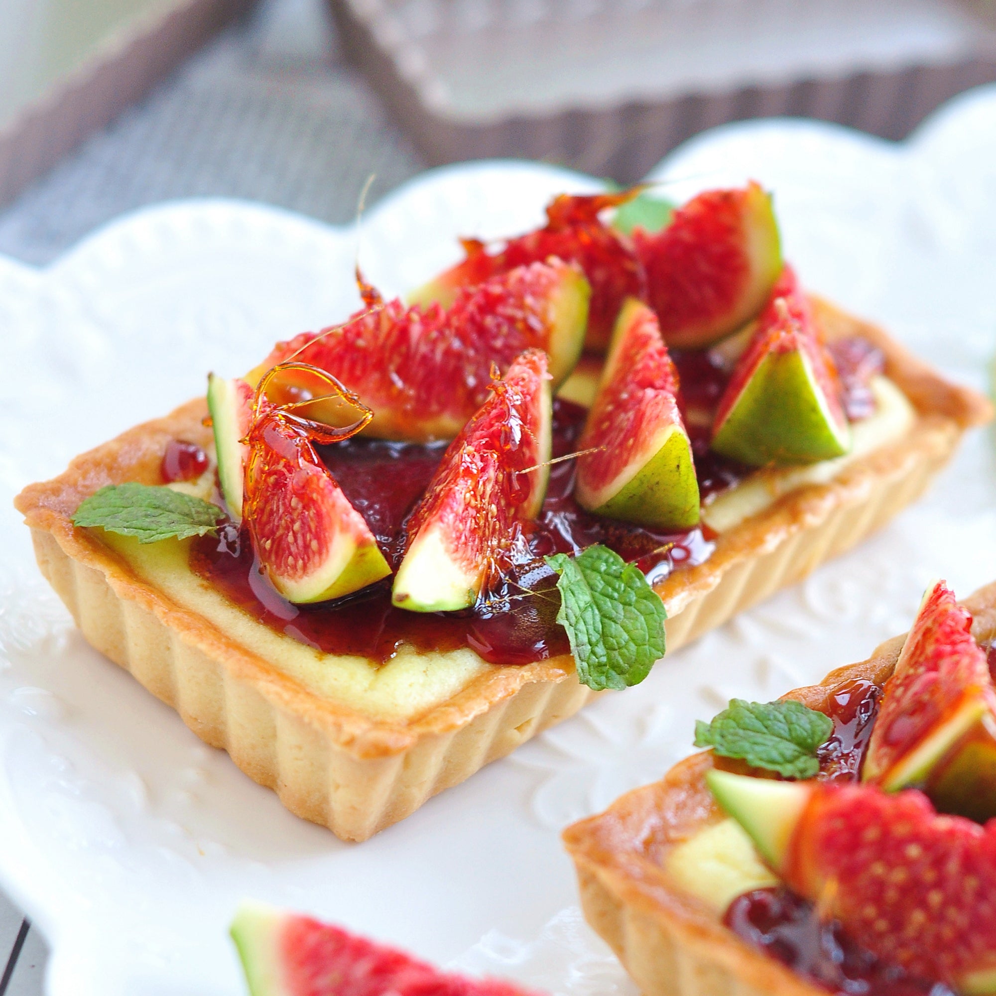 CHEFMADE Mini Rectangular Tart Pan with Loose Base Set of 4 (WK9037-4)