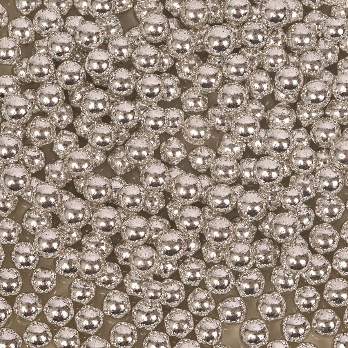Bake Group Cachous Round Silver 6mm 1kg