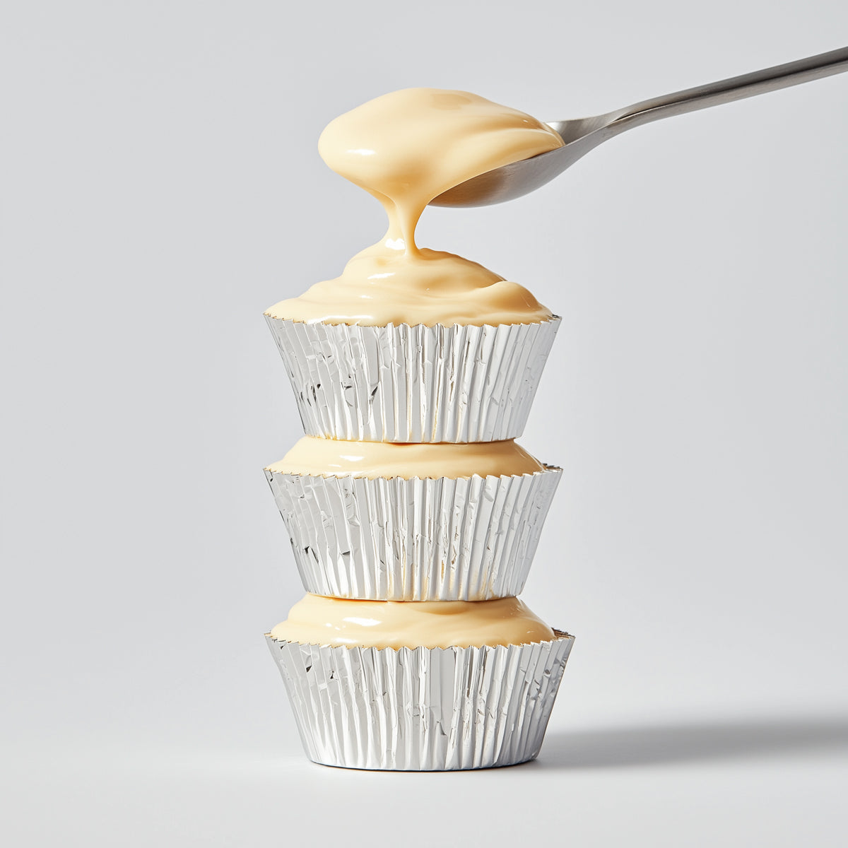 Papyrus Mini Foil Baking Cups Base Silver 35mm 50 Pack