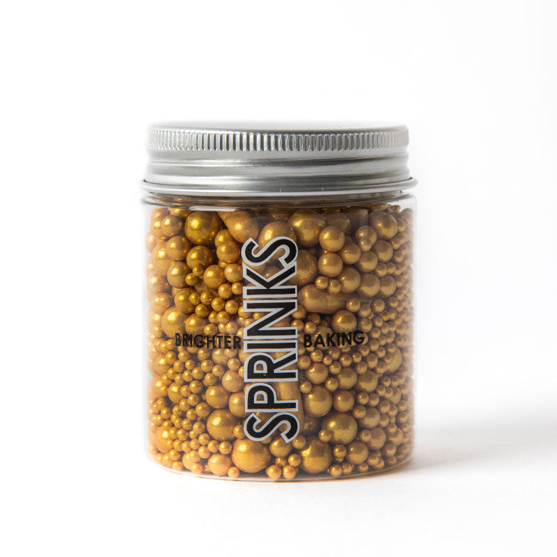 Sprinks Bubble & Bounce Matte Gold 75g Sprinkles