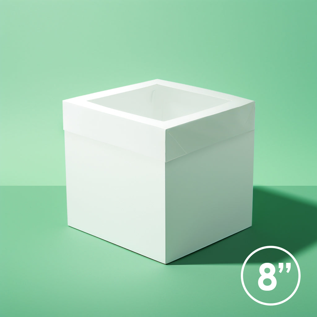 Bake Group Tall Cake Box with Window 8 x 8 x 10in