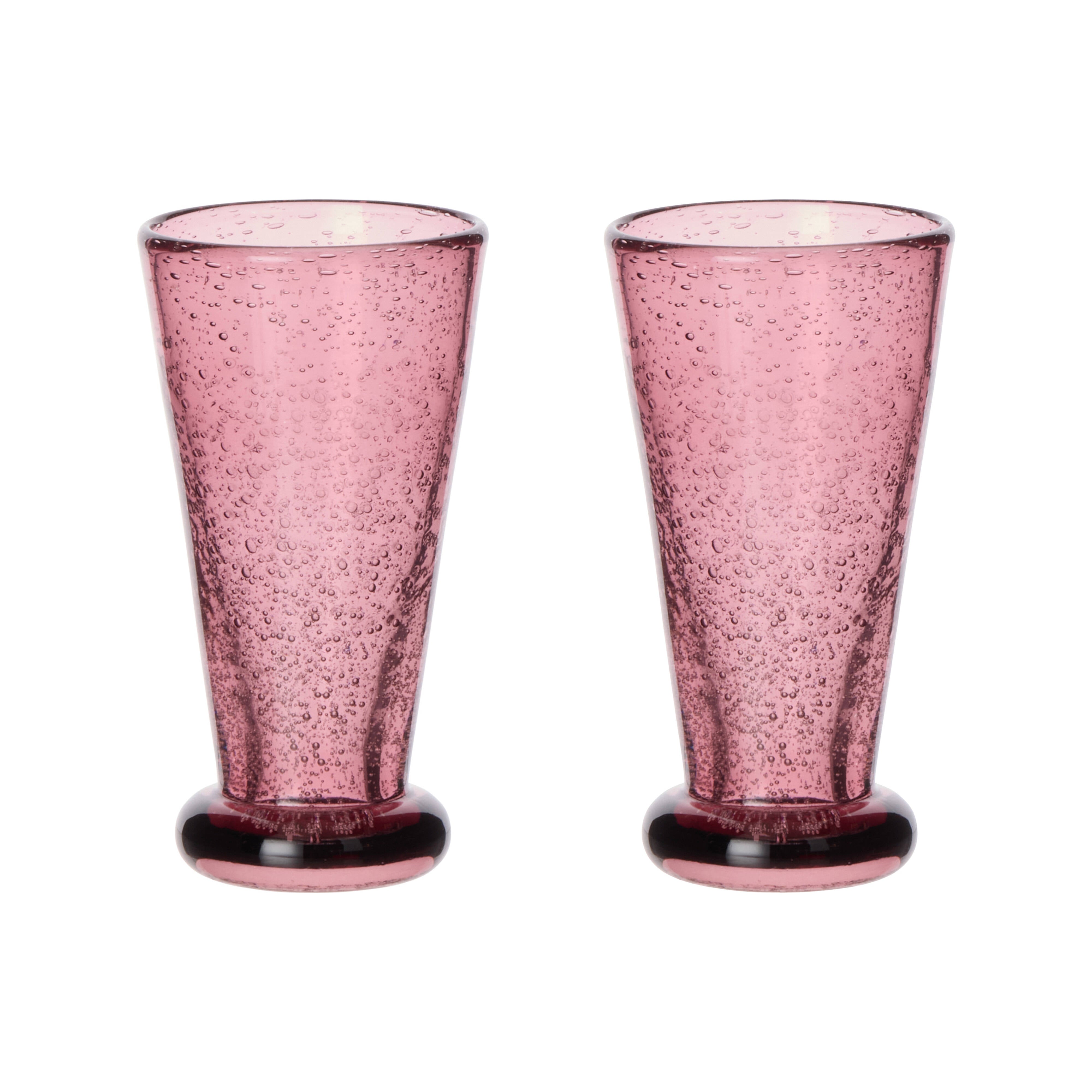 Amalfi Form Tumbler 2 Piece Set 8x8x15cm Purple
