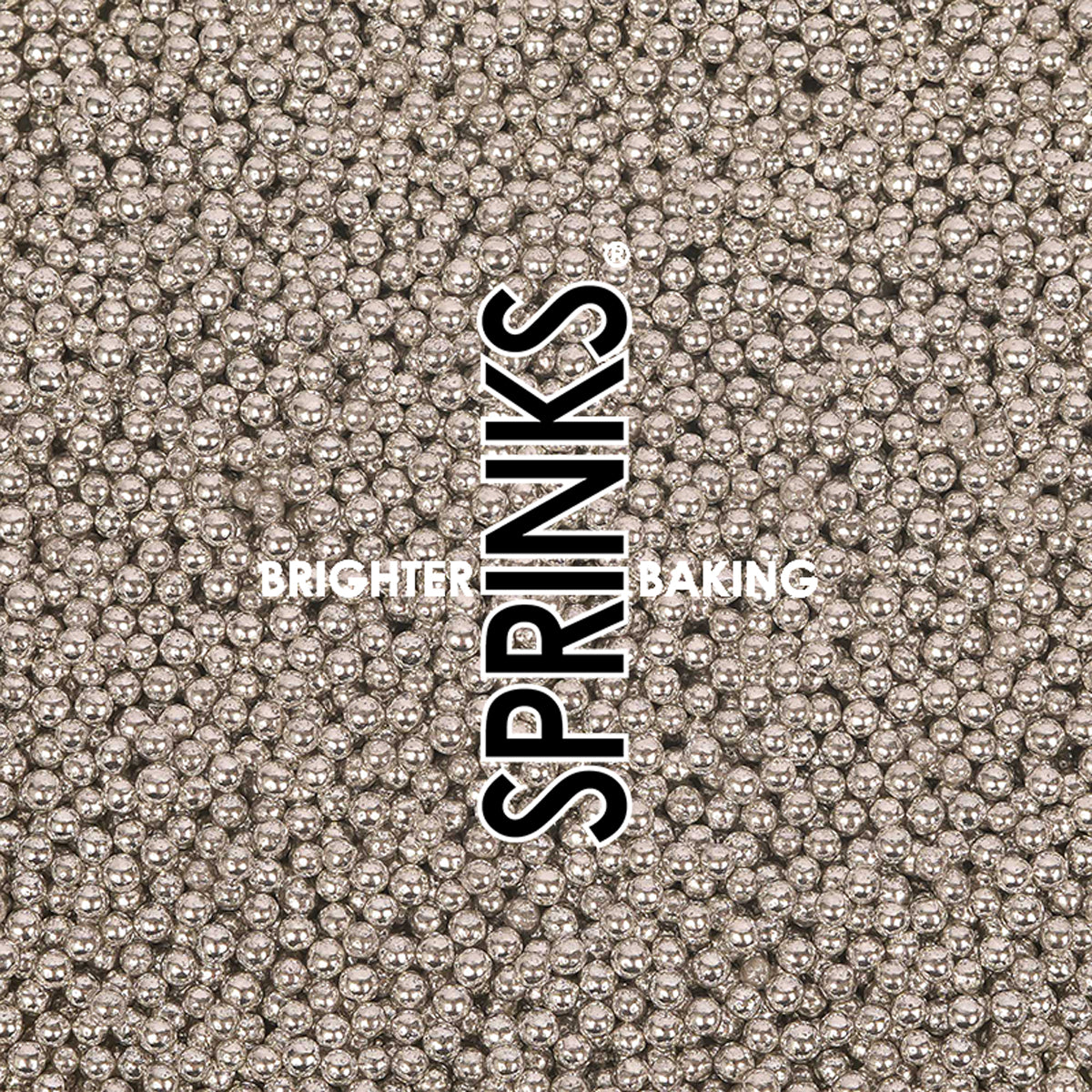 Sprinks Shiny Silver 2mm Sprinkles 75g