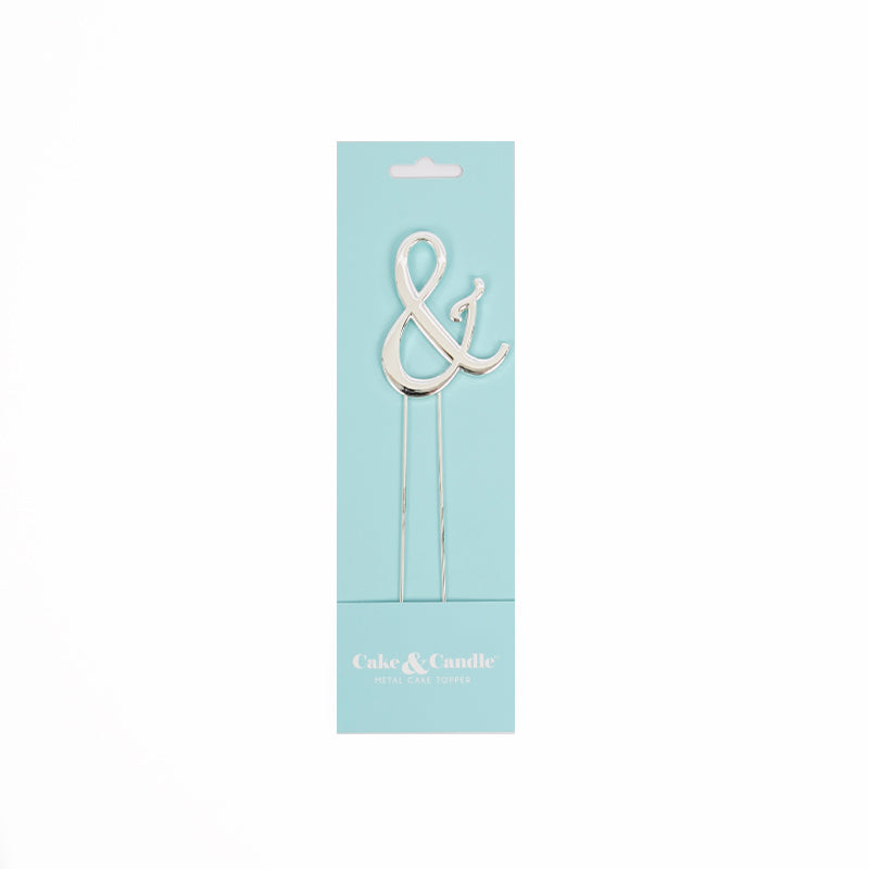 Sugar Crafty Cake Topper Symbol Silver 7cm