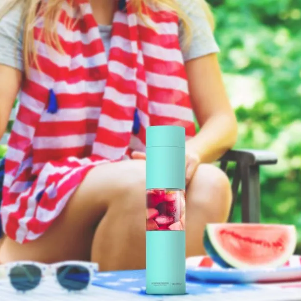 Asobu Flavour U See Infuser Bottle 460ml - Mint