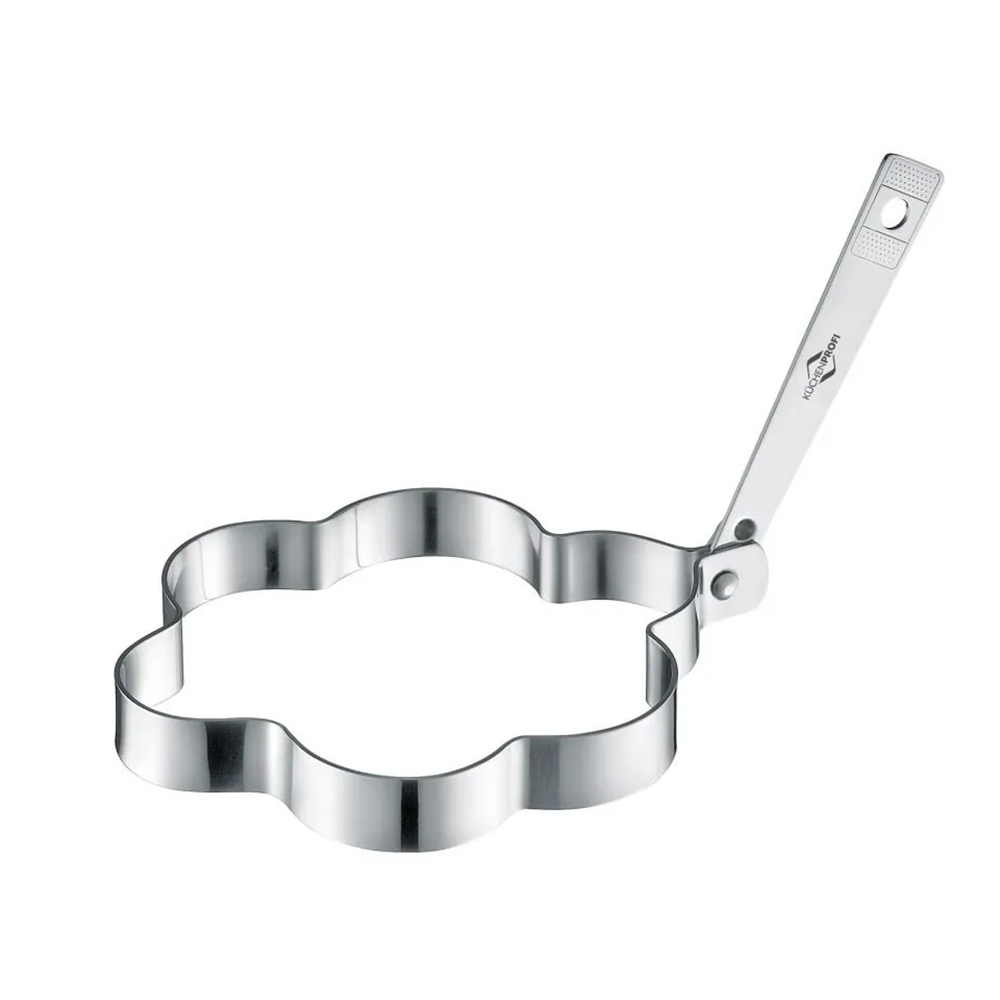 Kuchenprofi Kitchen AccessoriesEgg Ring 2pc Set Flower S/Steel Ø 10.5cm