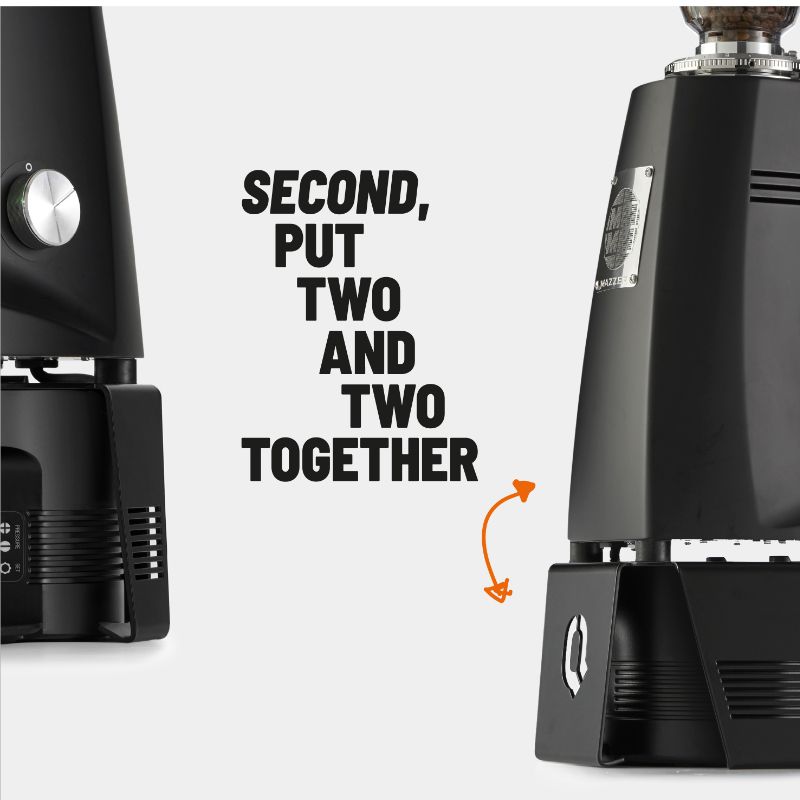 PuqPress M3 Mazzer Bracket - Silver