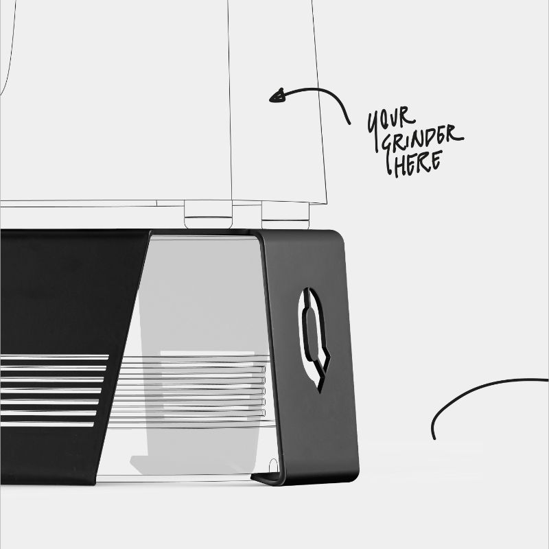 PuqPress M3 Mazzer Bracket - Black