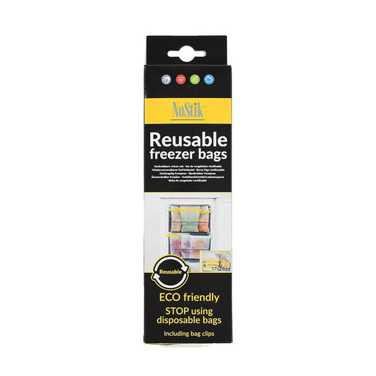 Reusable Freezer Bags plus Clips