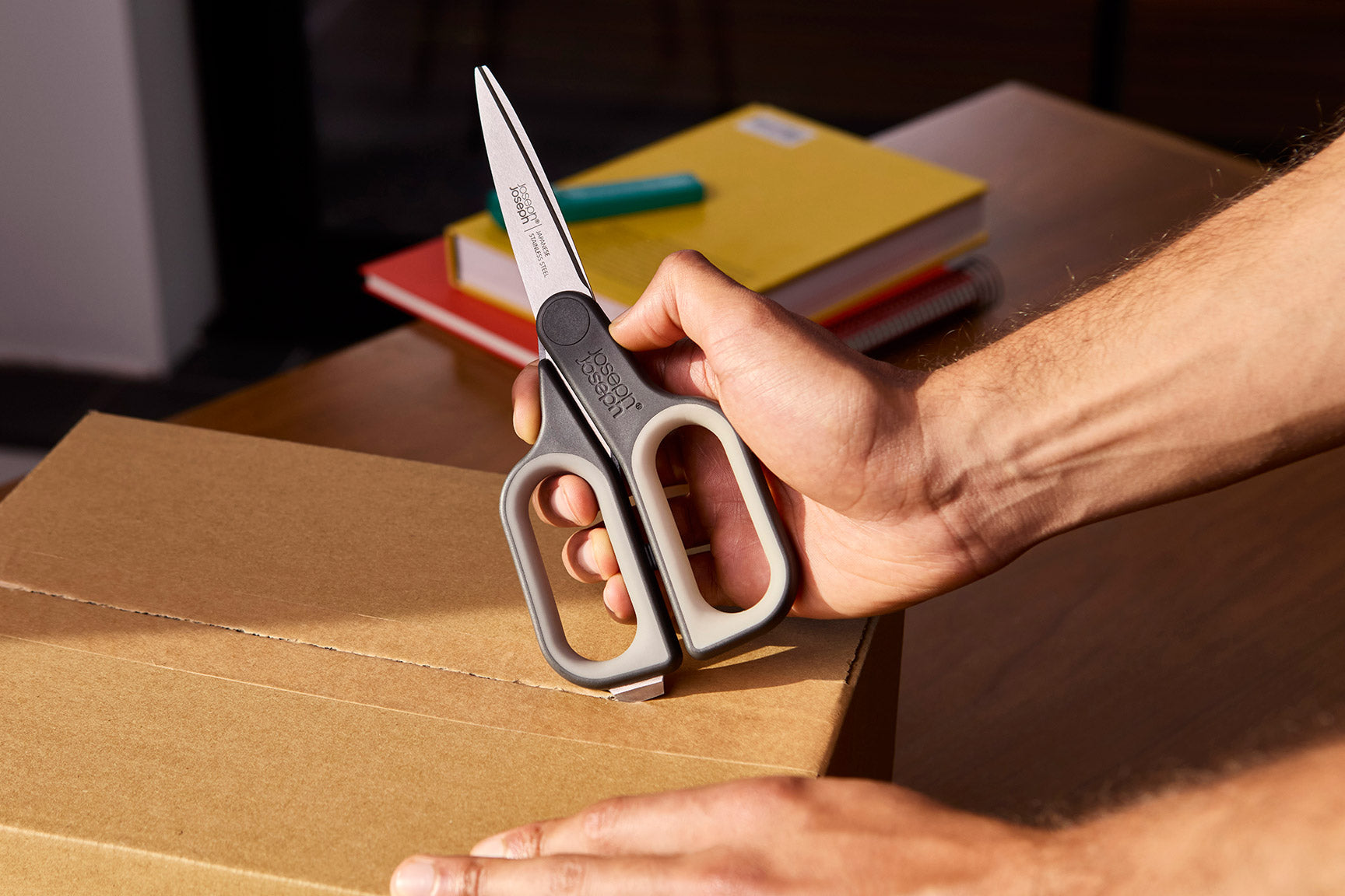 Joseph Joseph Pluscut Scissors With Integrated Box Cutter
