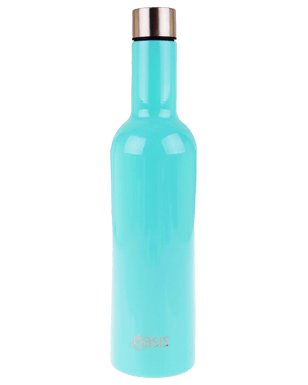 Oasis Stainless Steel Double Wall Wine Traveller 750ml - Spearmint
