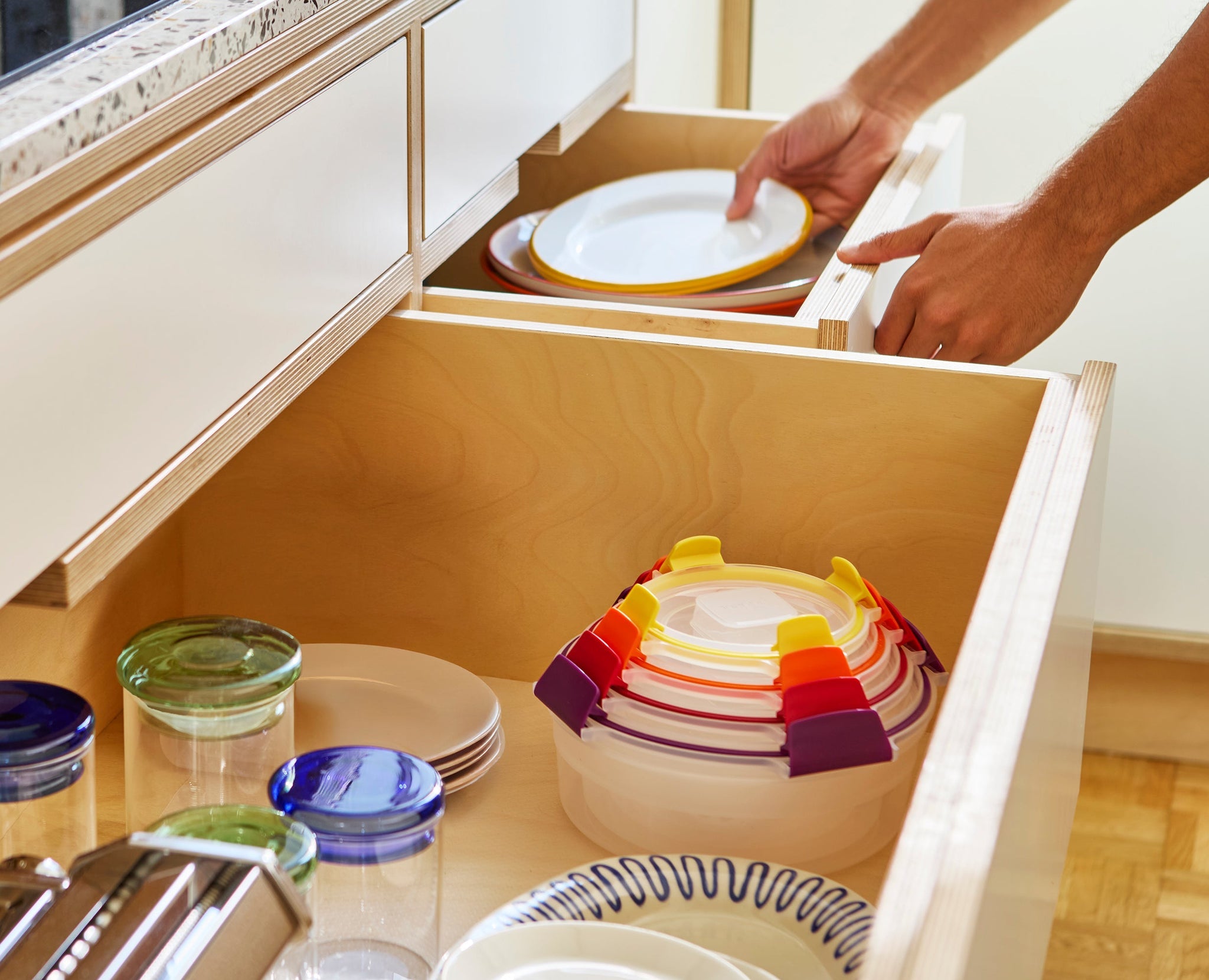 Joseph Joseph Nest™ Lock 4-Piece Round Multi-Size Storage Container Set