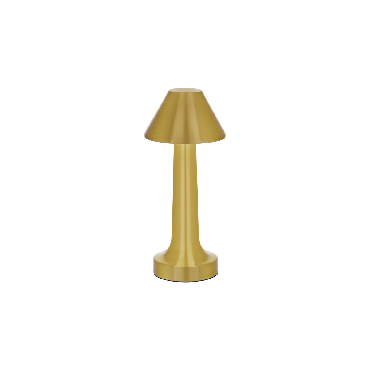 Tablekraft Ambience Helena Cordless LED Table Lamp Brushed Brass