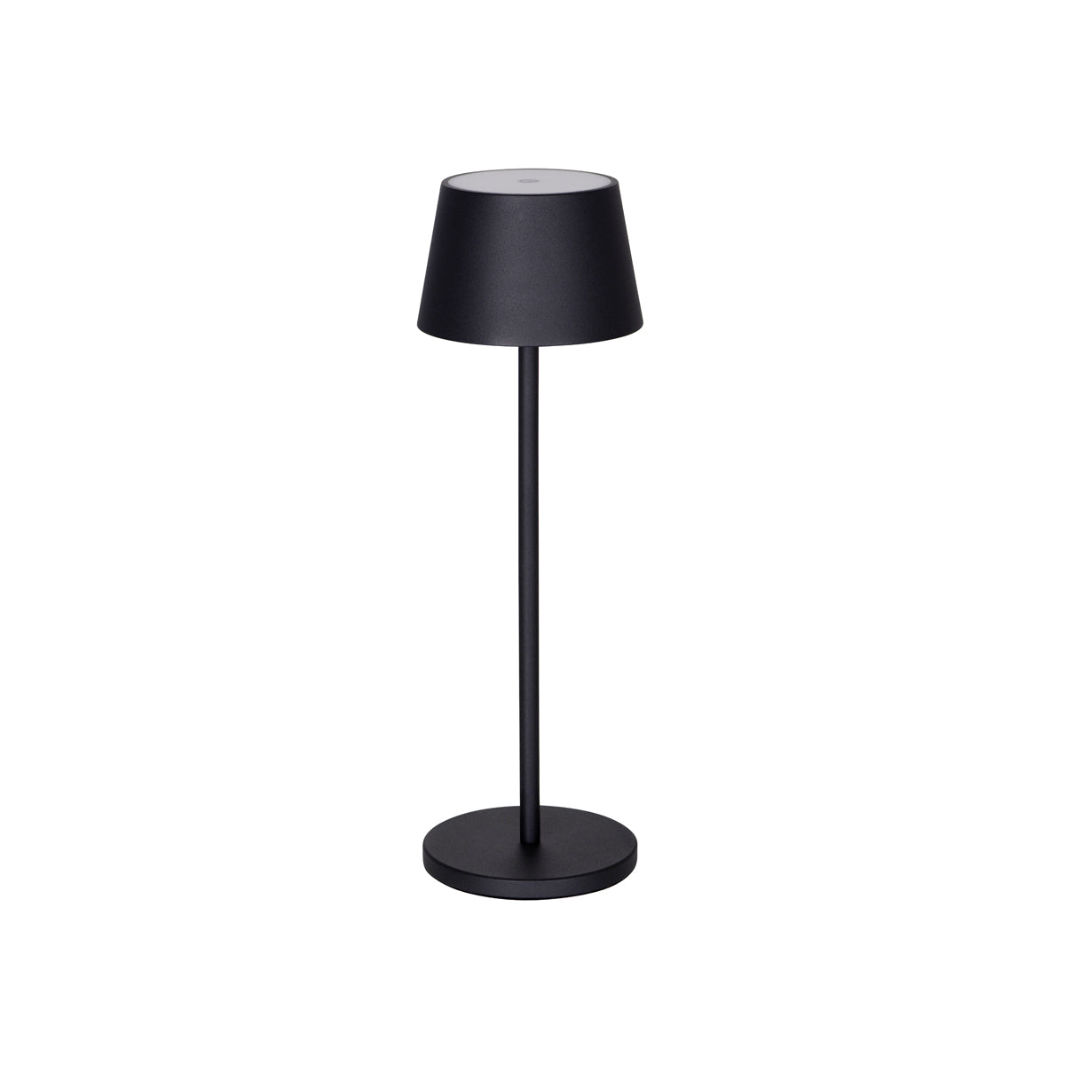 Tablekraft Ambience Amelia Cordless LED Table Lamp Paint Black
