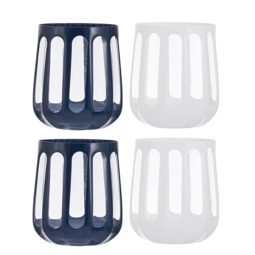Ladelle Riviera Assorted 4pk Tumbler