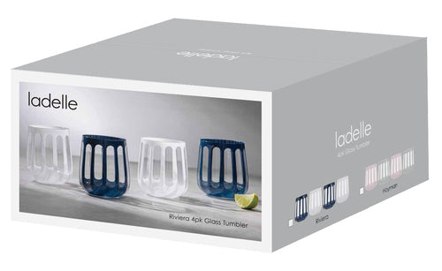 Ladelle Riviera Assorted 4pk Tumbler