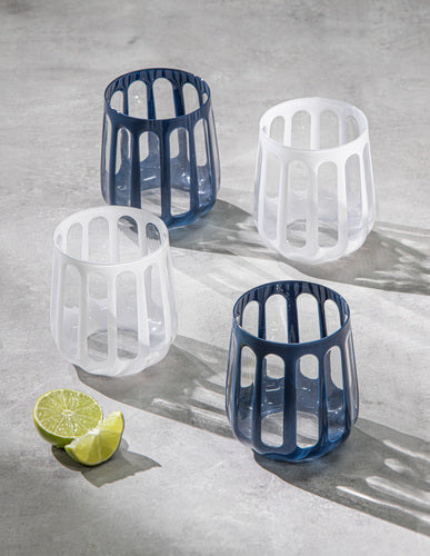 Ladelle Riviera Assorted 4pk Tumbler