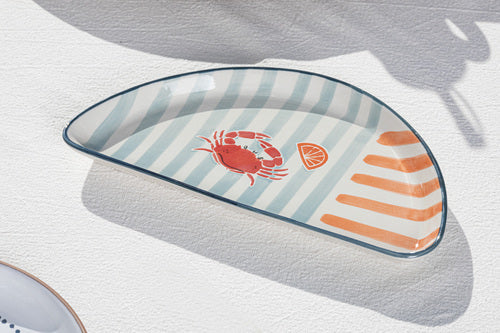 Ladelle Riviera Crab Plate