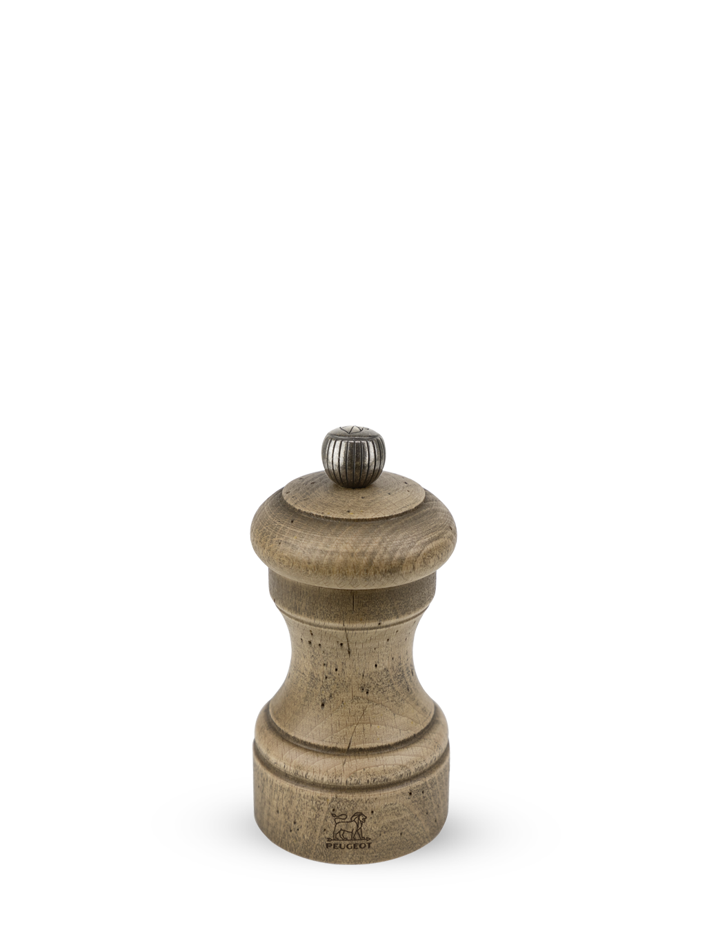 Peugeot Bistro Antique Salt Mill in Aged Wood - 10cm