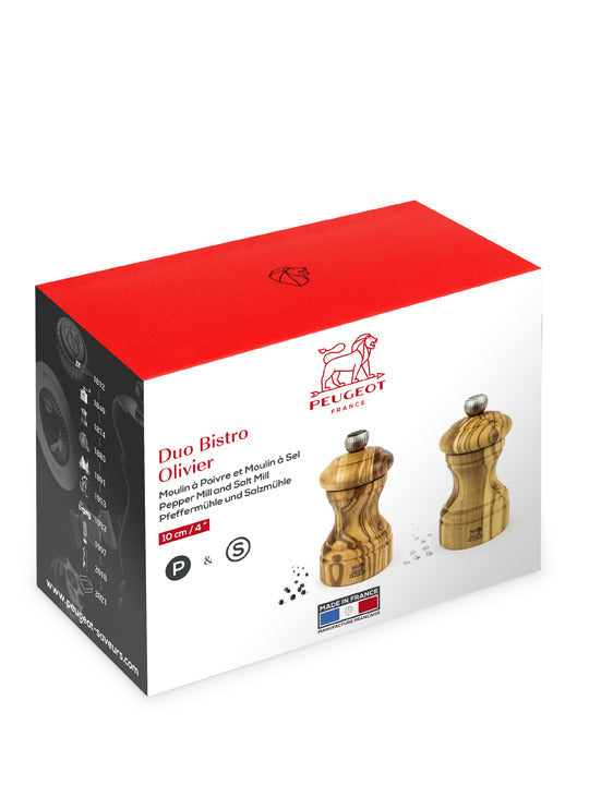 Peugeot Bistro Salt/Pepper Mill Duo - 10 cm