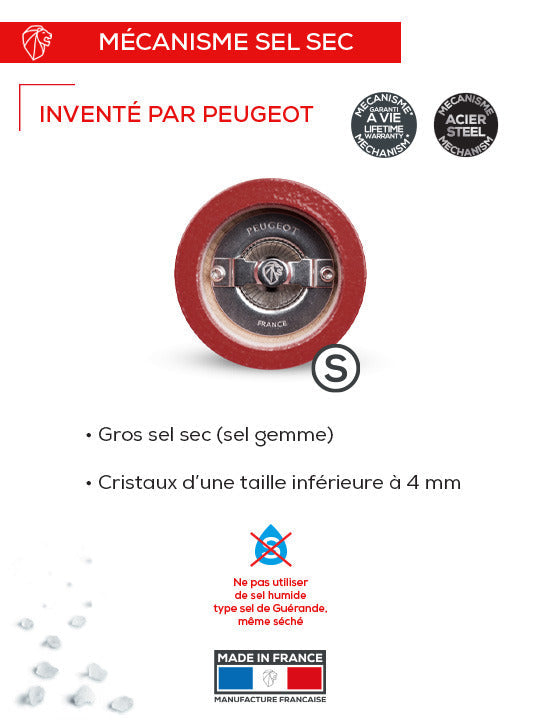 Peugeot Bistro Salt/Pepper Mill Trio - 10cm