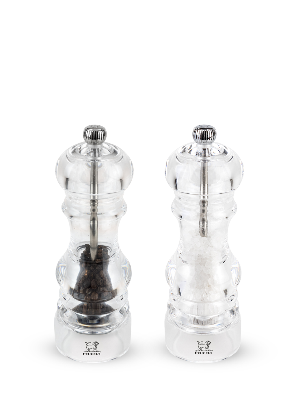 Peugeot Nancy Salt & Pepper Mills Duo in Acrylic - 18cm