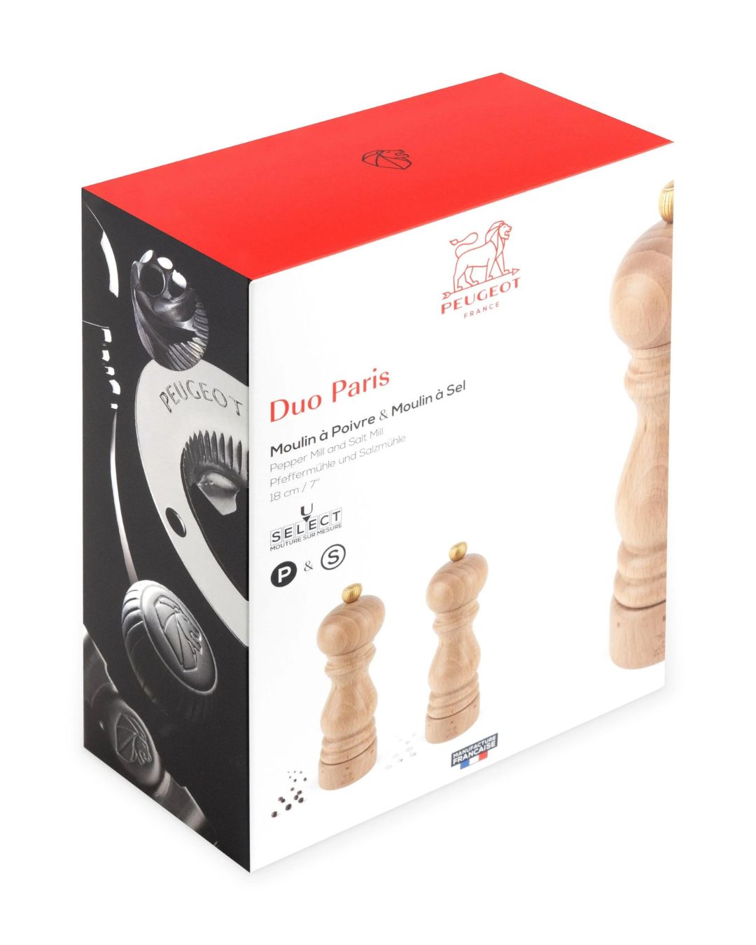 Peugeot Paris u'Select Z Salt & Pepper Mills Duo - 18cm