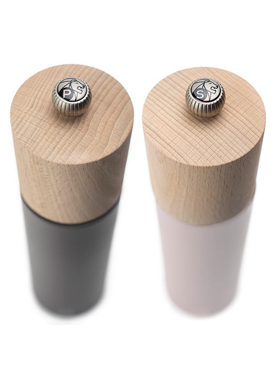 Peugeot Boreal Salt & Pepper Mills Duo Gift Set - 21cm + silicone funnel