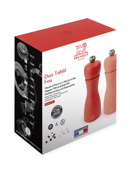 Peugeot Tahiti Salt & Pepper Mills Duo - 15cm