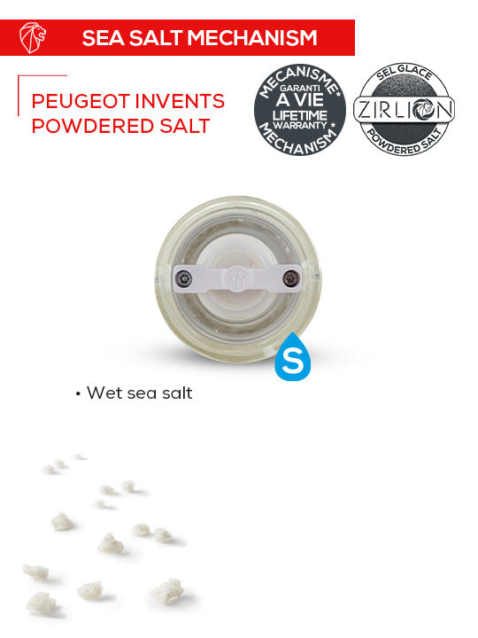 Peugeot Oslo Wet Salt Mill - 14cm