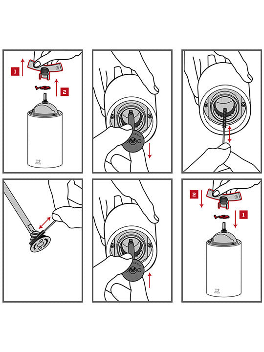 Peugeot Isen Long Pepper Mill - 16cm