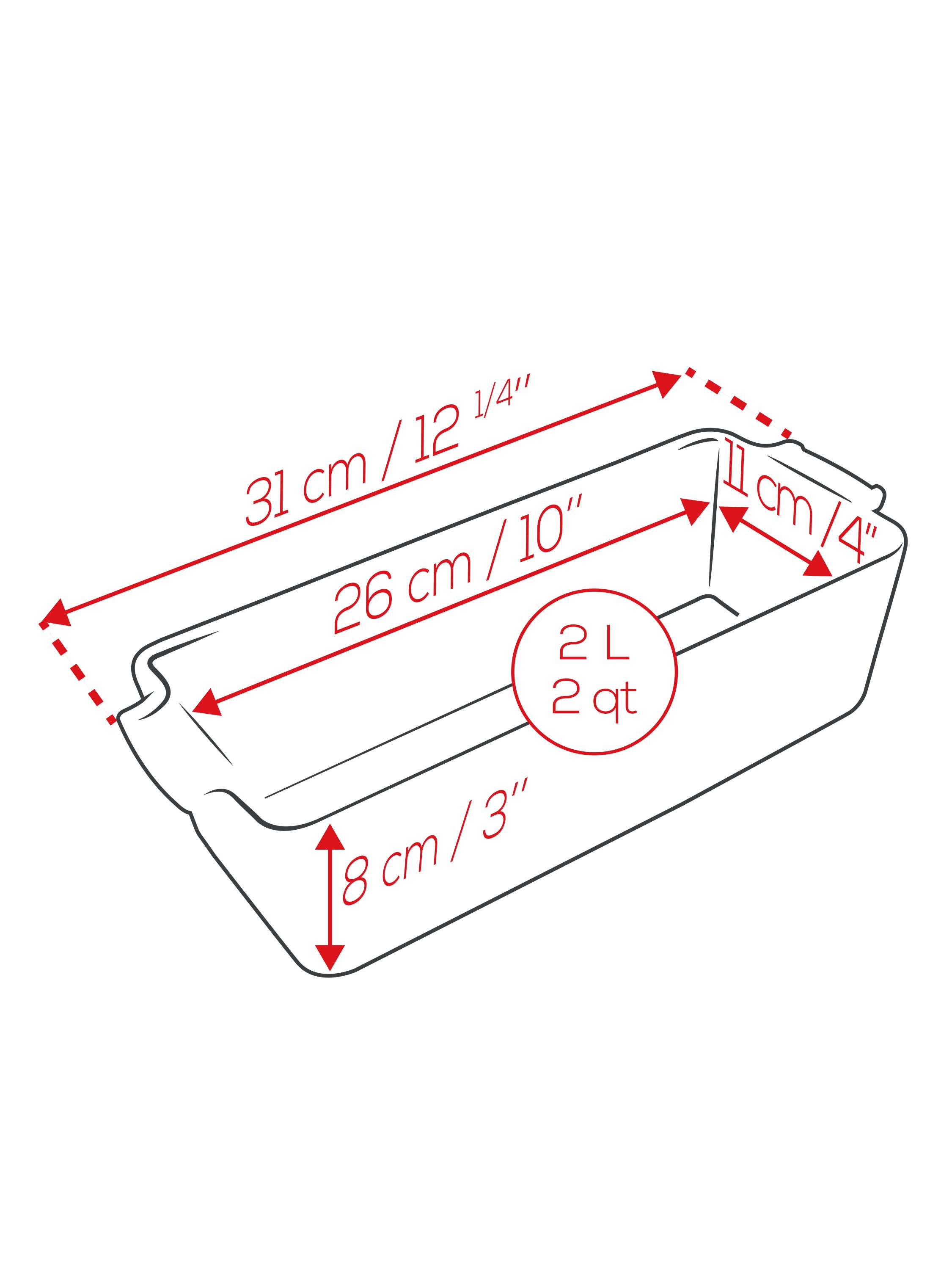 Peugeot Appolia Loaf Pan - 31cm