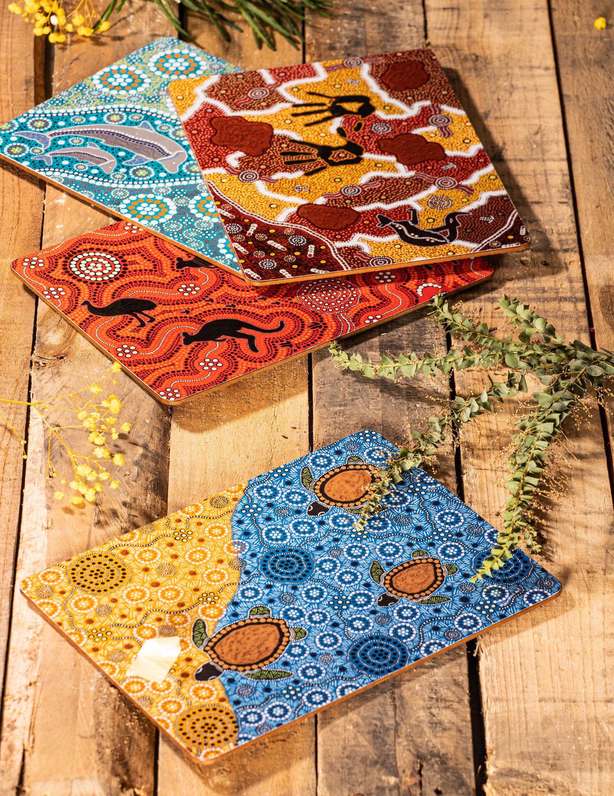 Ashdene Maarakool Art Assorted 4pk Placemat