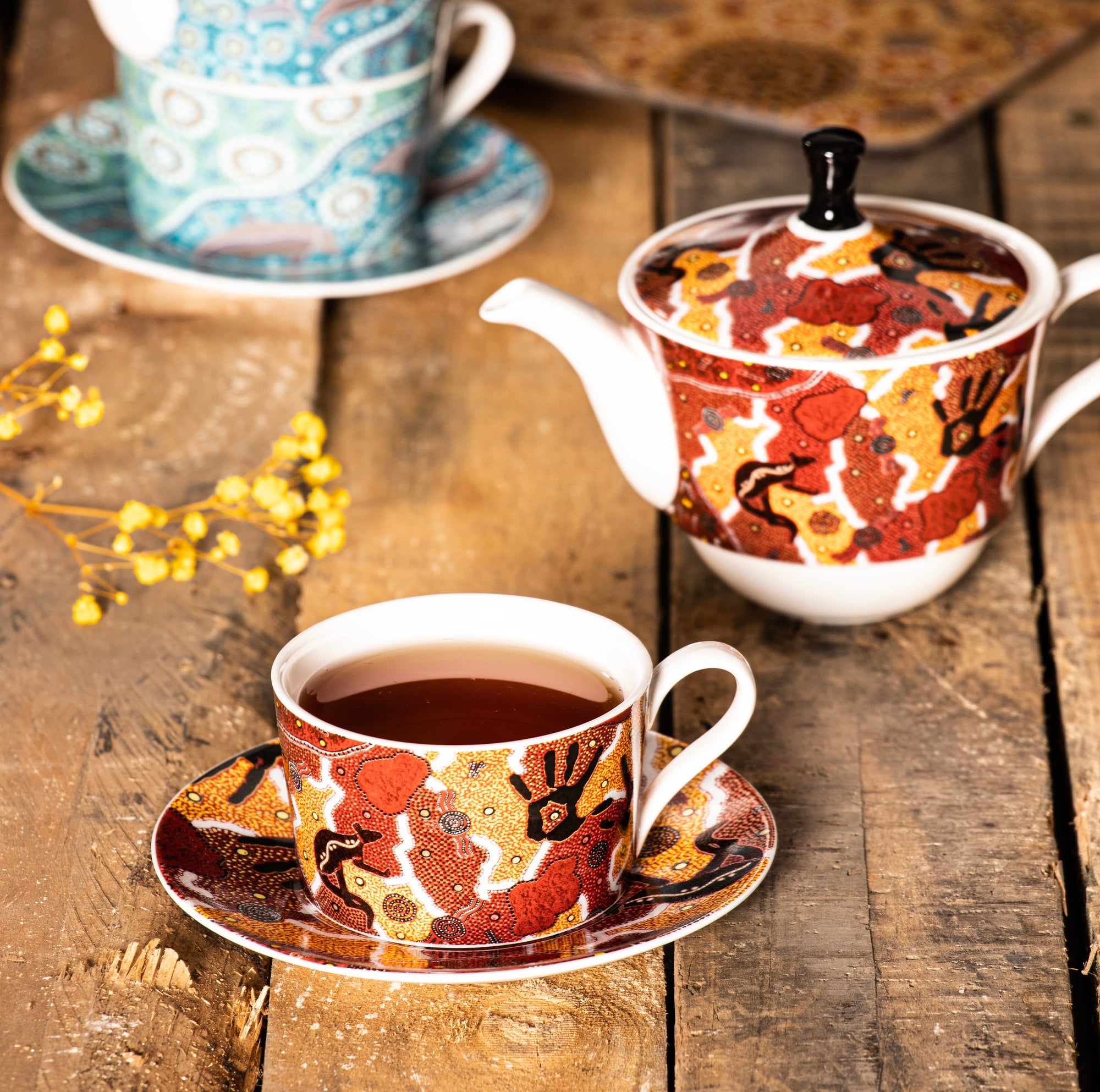 Ashdene Maarakool Art Dolphins Dreaming Tea For One