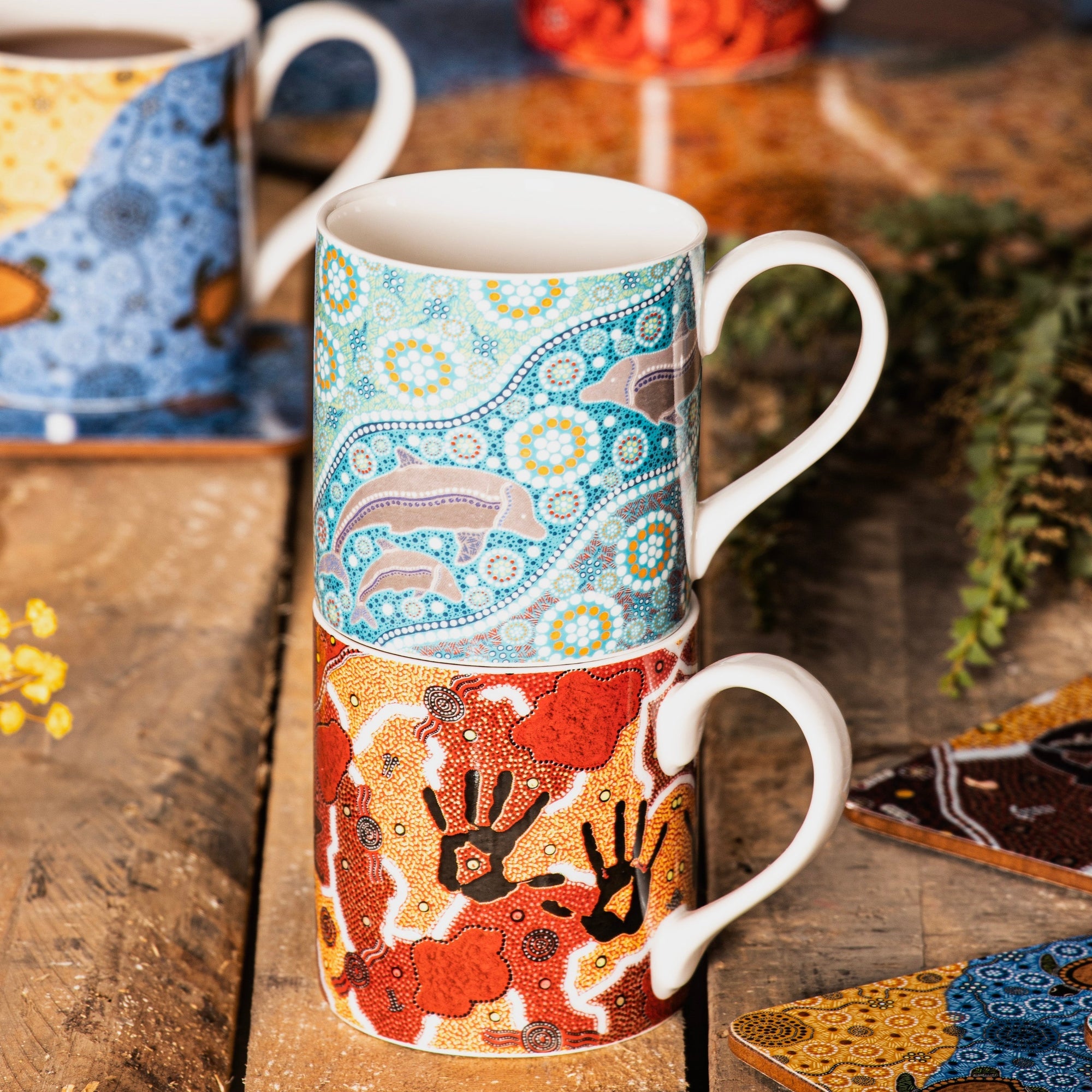 Ashdene Maarakool Art Dolphins Dreaming Mug