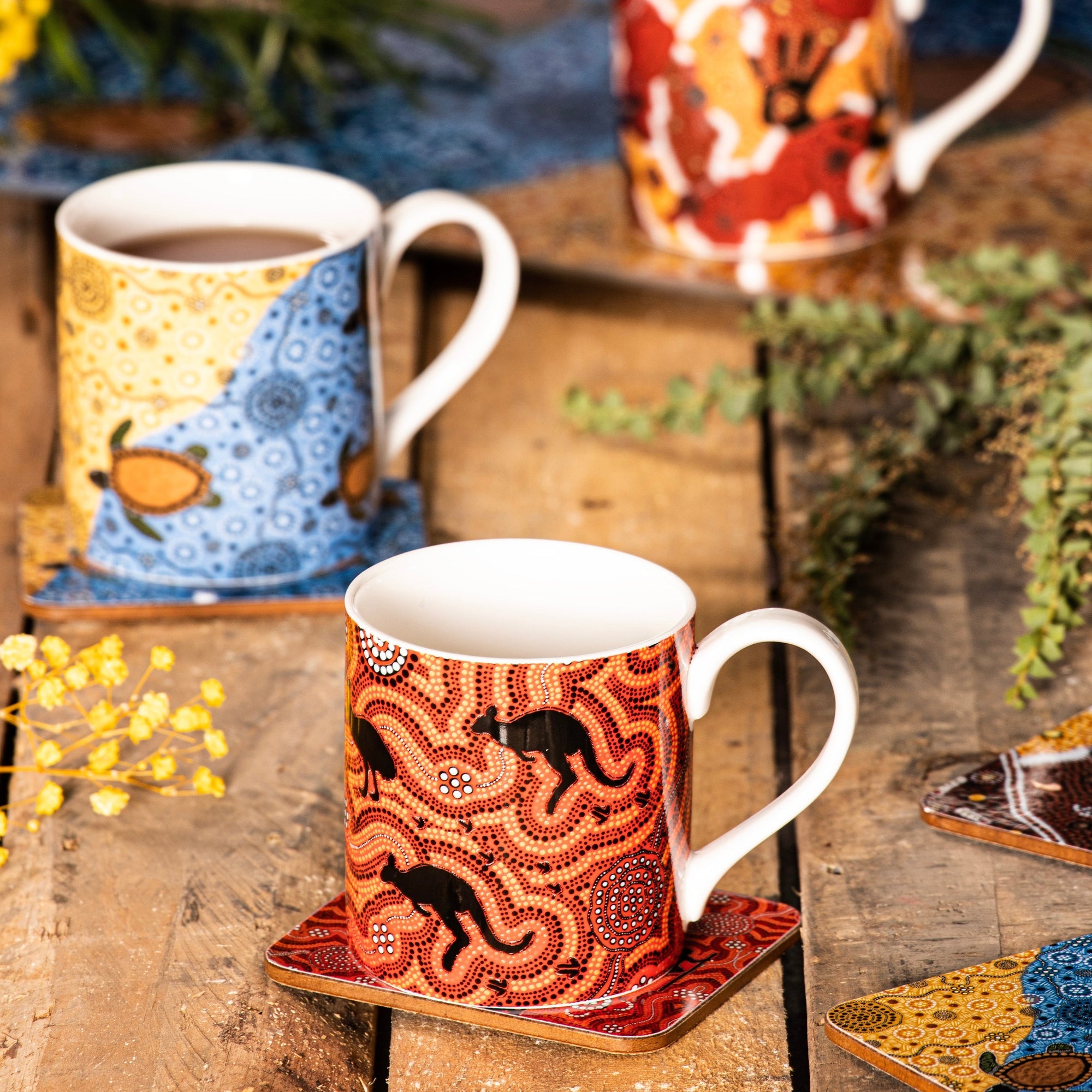 Ashdene Maarakool Art Fire-stick Farming Mug