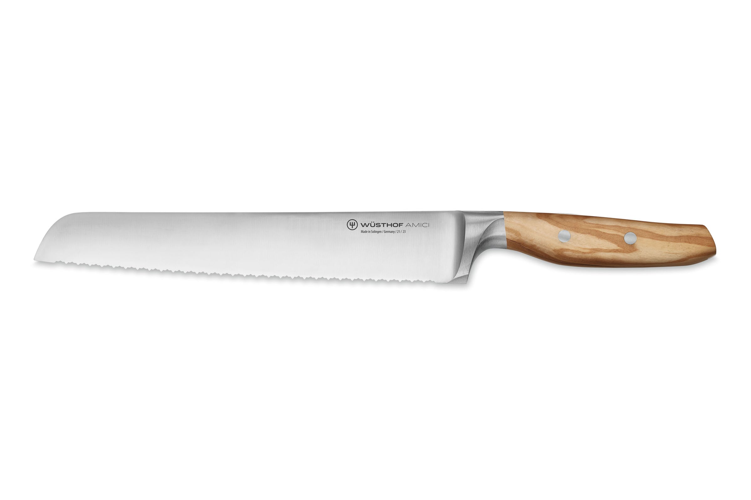 Wusthof Amici Precision Double-Serrated Bread Knife - 23cm