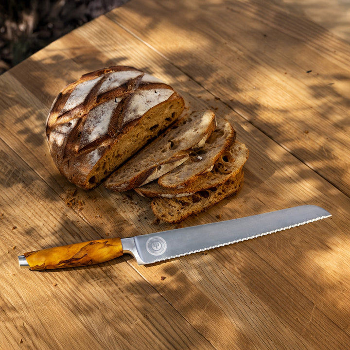 Wusthof Artisan Orange Precision Double-Serrated Bread Knife - 26cm