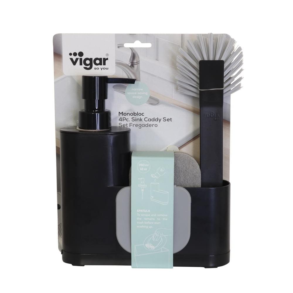Vigar Rengo Monobloc 4 pc Sink Caddy Set